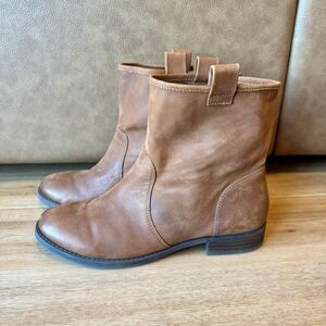 Sole Society Women’s Tan Brown Natasha Fall Ankle Boots Size 8 1/2